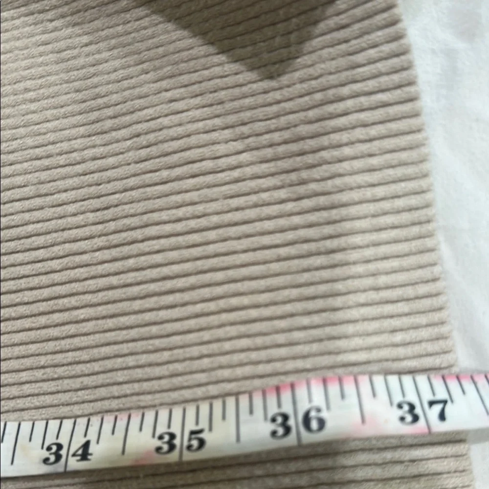 Abercrombie & Fitch Longline Open Ribbed Maxi Cardigan Dress - cream color